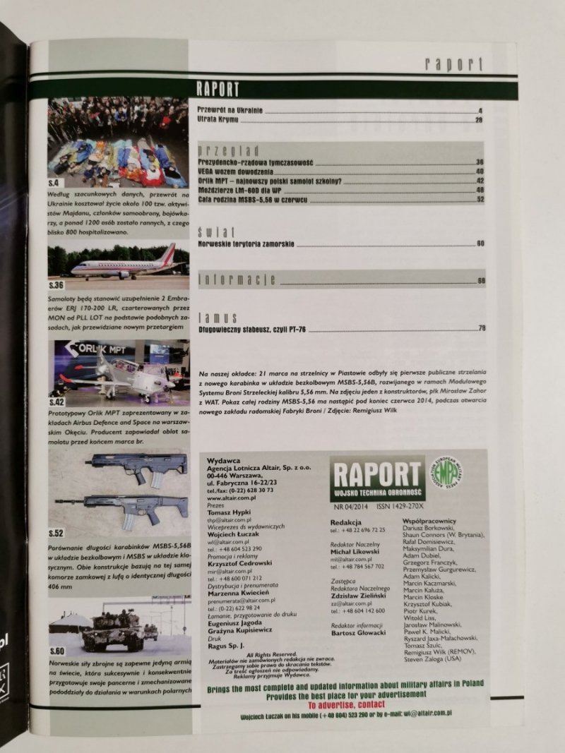 RAPORT 04 2014