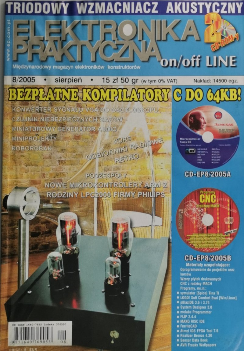 ELEKTRONIKA PRAKTYCZNA 8/2005 +2CD