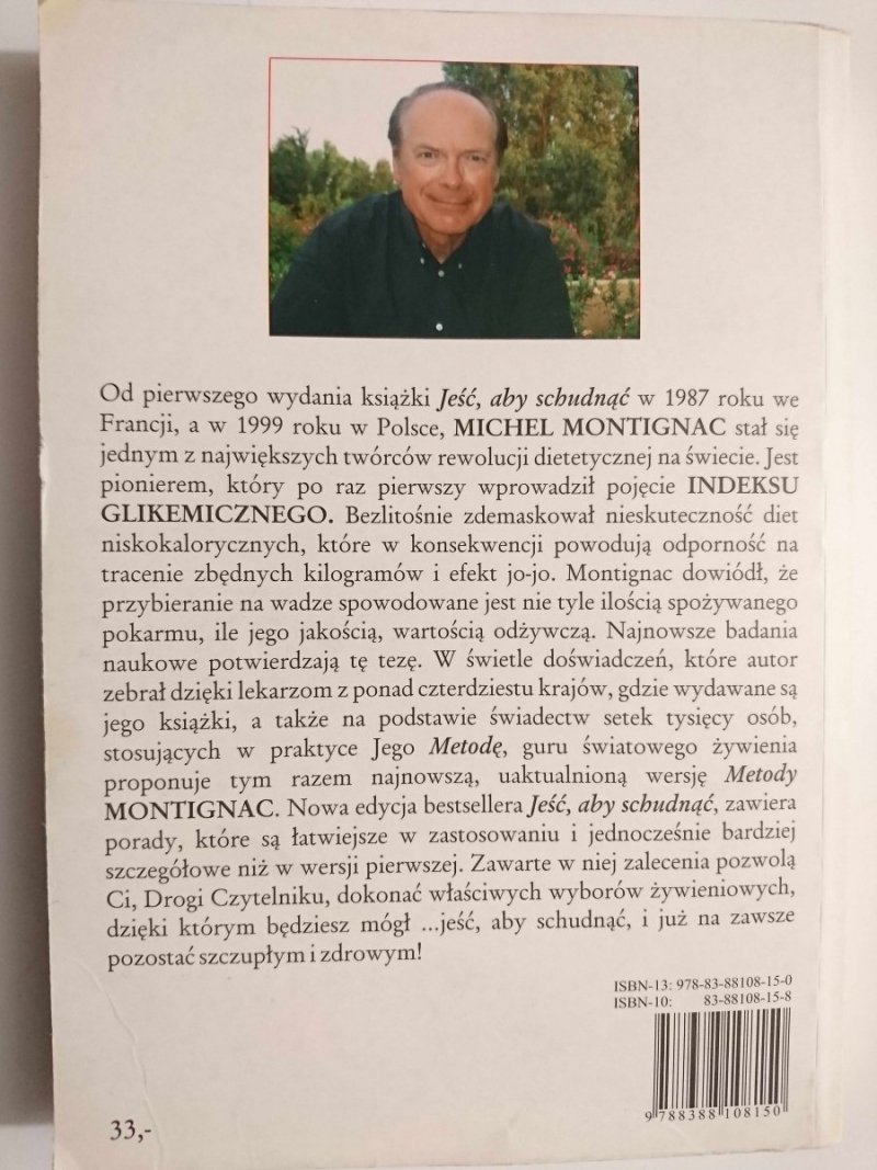 JEŚĆ, ABY SCHUDNĄĆ - Michel Montignac 2007