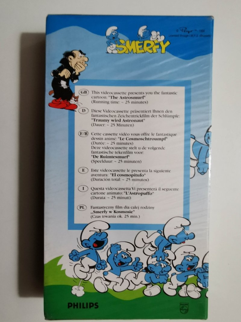 VHS. SMERFY W KOSMOSIE