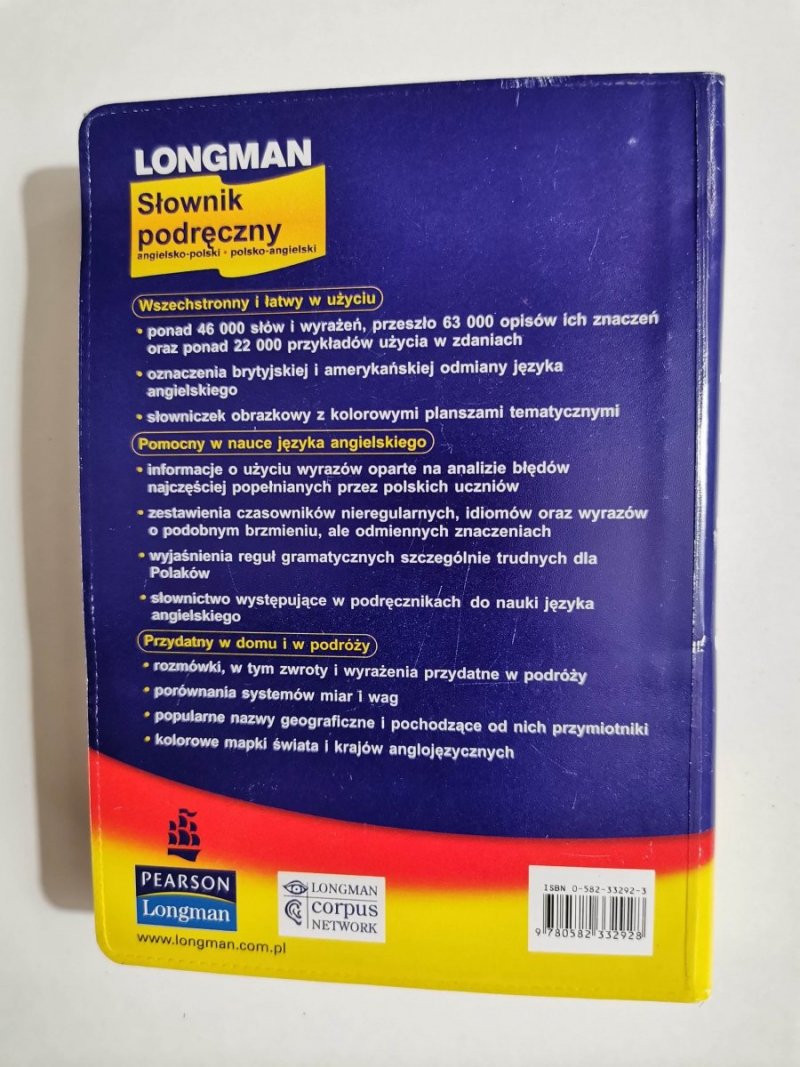 LONGMAN. SŁOWNIK PODRĘCZNY ANGIELSKO-POLSKI POLSKO-ANGIELSKI 2006