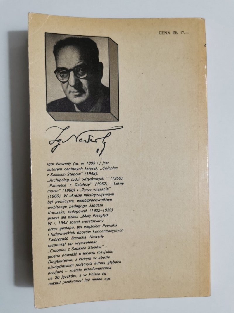 CHŁOPIEC Z SALSKICH STEPÓW - Igor Newerly 1977