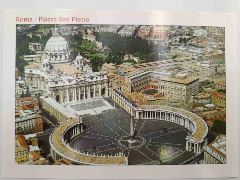 ROMA VEDUTA AEREA DI PIAZZA SAN PIETRO