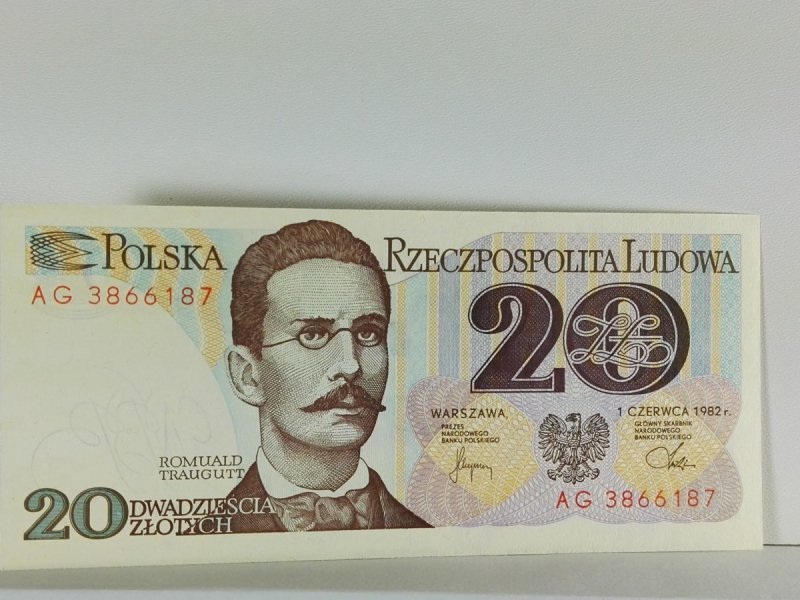 POLSKA RZECZPOSPOLITA LUDOWA 20 ZŁOTYCH AG 3866187