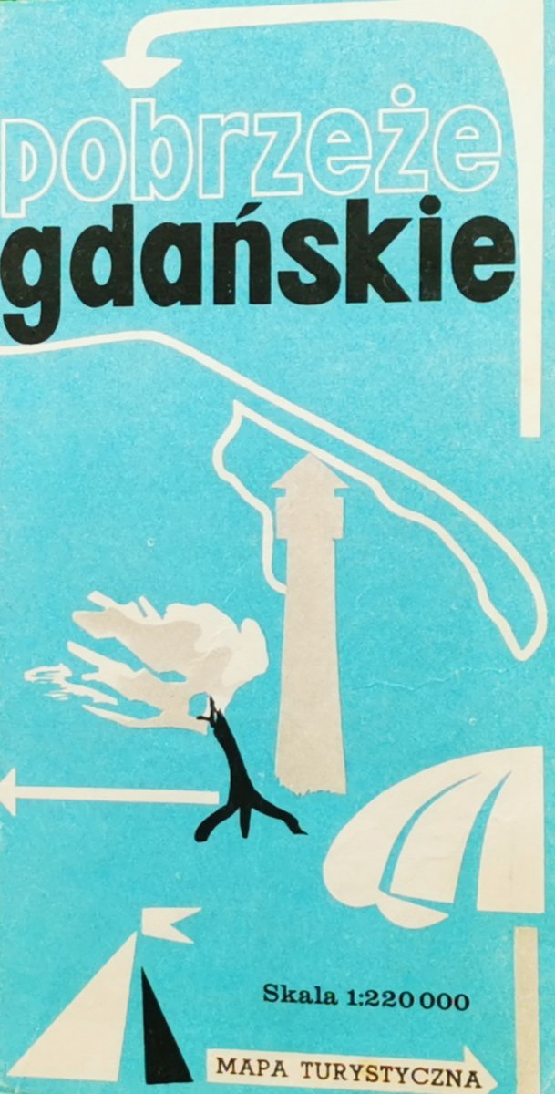 MAPA. POBRZEŻE GDAŃSKIE. SKALA 1:220000