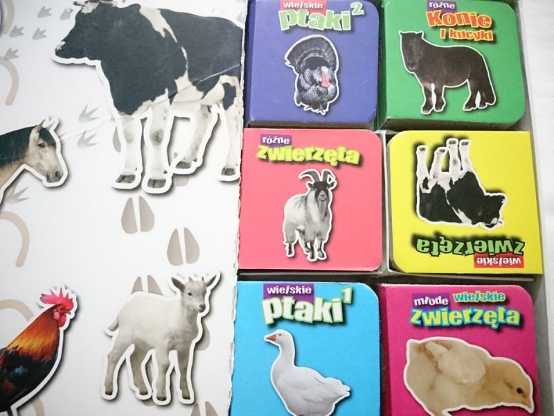 POZNAJĘ WIEJSKIE ZWIERZĘTA. SZEŚĆ MINI KSIĄŻECZEK