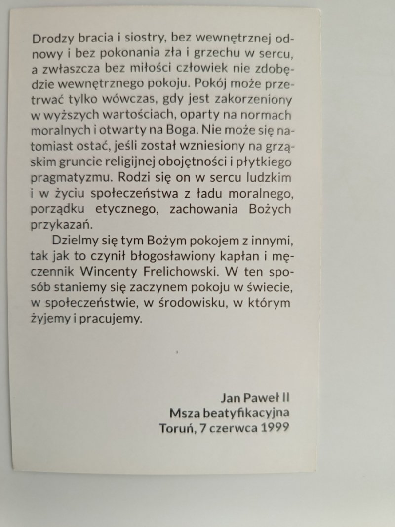 BŁ. KS. STEFAN WINCENTY FRELICHOWSKI