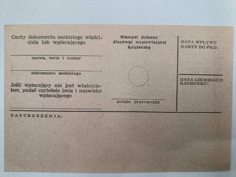 STAŁE PEŁNOMOCNICTWO DO ROZPORZĄDZENIA WKŁADEM