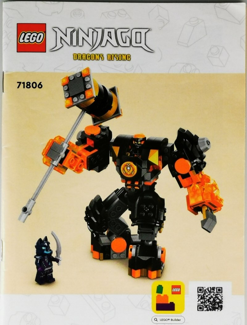 INSTRUKCJA.  LEGO NINJAGO 71806  