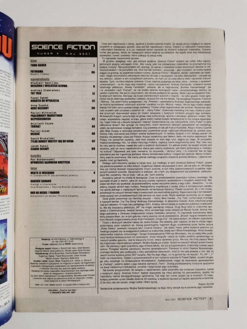 SCIENCE FICTION NR 04 (04) MAJ 2001