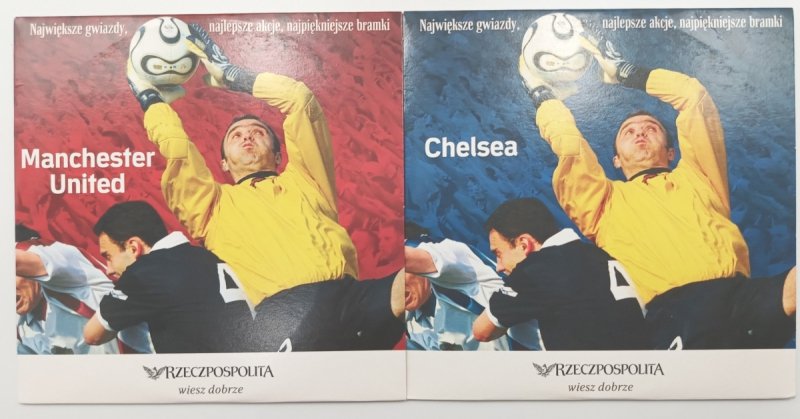 DVD. MANCAHSTER UNITED + CHELSEA