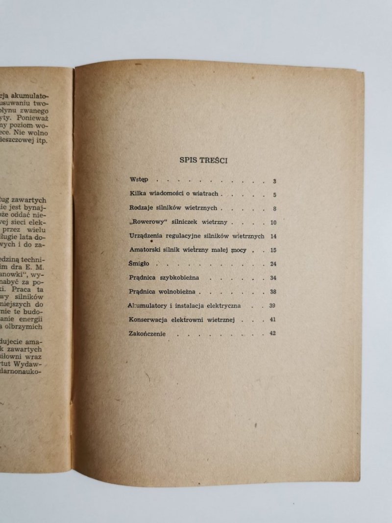 AMATORSKA ELEKTROWNIA WIETRZNA - Witold Rychter 1953