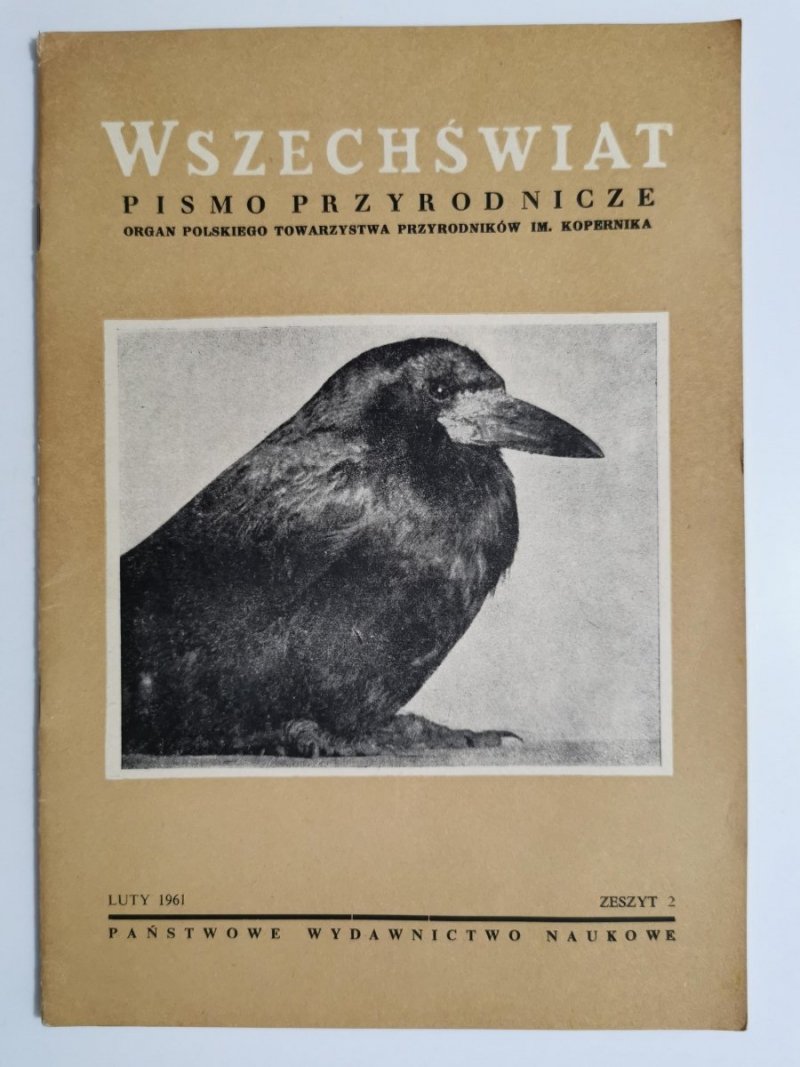 WSZECHŚWIAT. PISMO PRZYRODNICZE zeszyt 2 1961