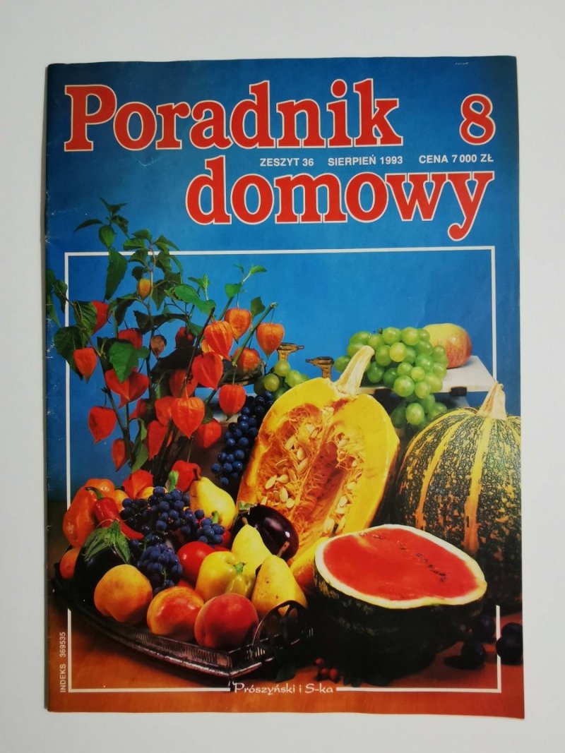 PORADNIK DOMOWY ZESZYT 36 SIERPIEŃ 1993 