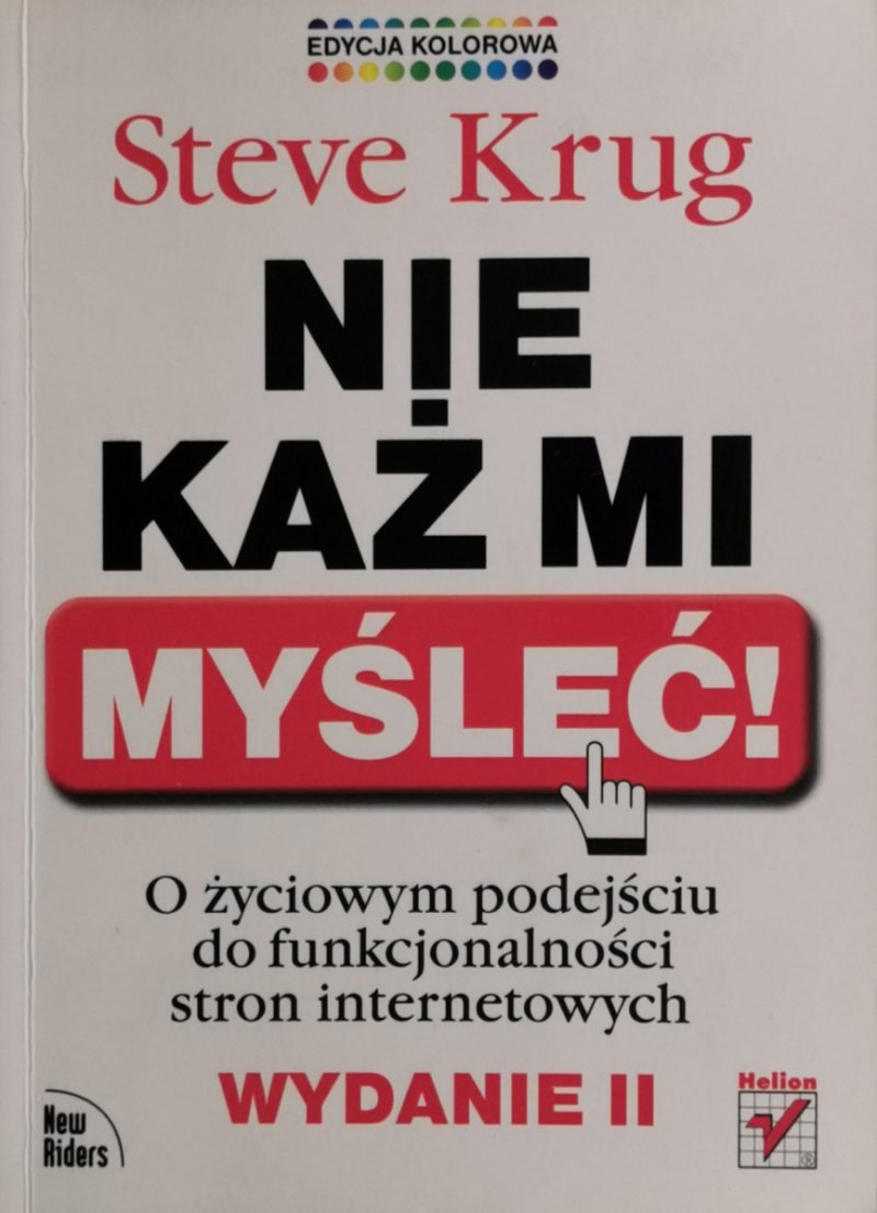 NIE KAŻ MI MYŚLEĆ! - Steve Kurg