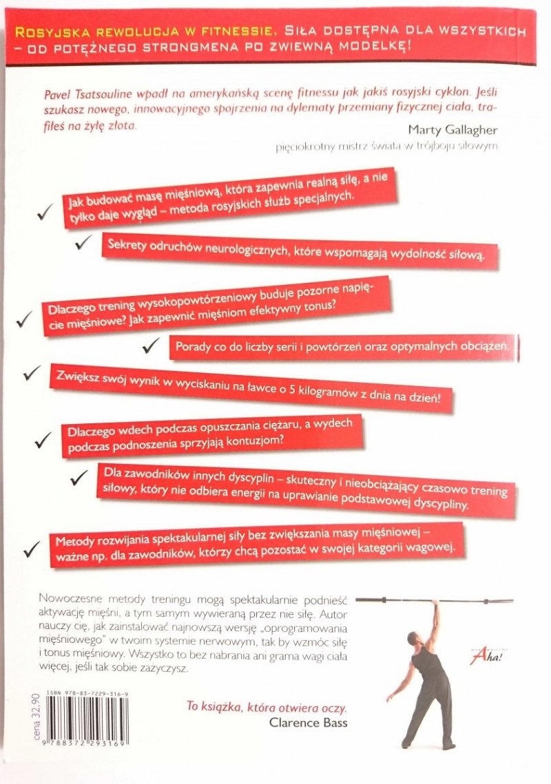SIŁA DLA LUDU SEKRETY ROSYJSKIEGO TRENINGU SIŁOWEGOPavel Tsatsouline 2013