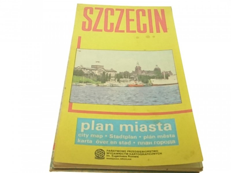 SZCZECIN. PLAN MIASTA 1989