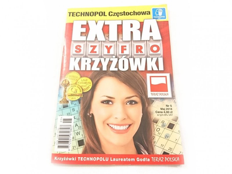 EXTRA SZYFRO KRZYŻÓWKI NR 5 MAJ 2008