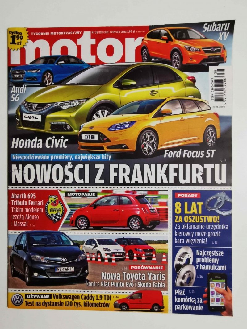 MOTOR NR 38/2011 (3039)