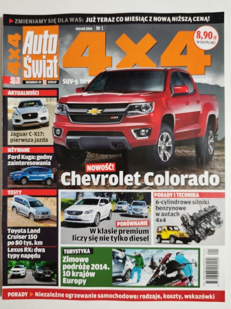 AUTO ŚWIAT 4X4 NR 1 STYCZEŃ 2014