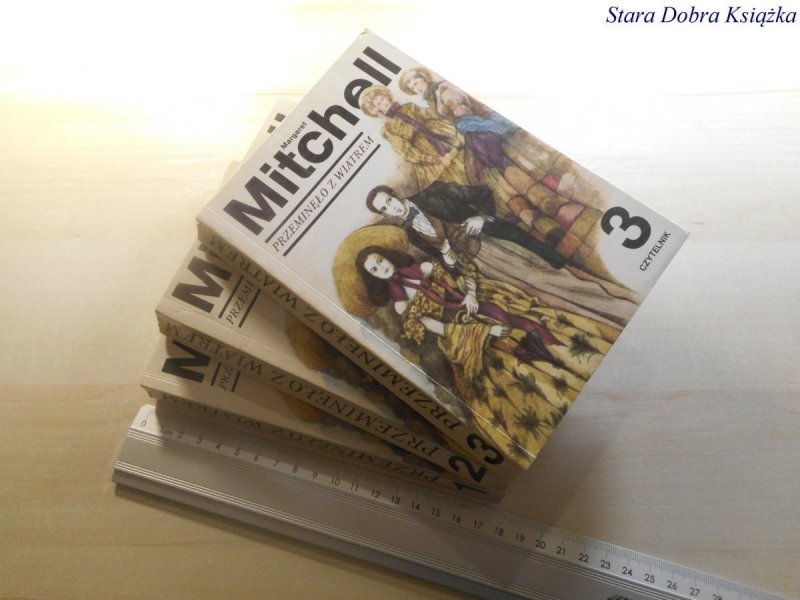PRZEMINĘŁO Z WIATREM TOMY OD 1 DO 3 Mitchell 1990