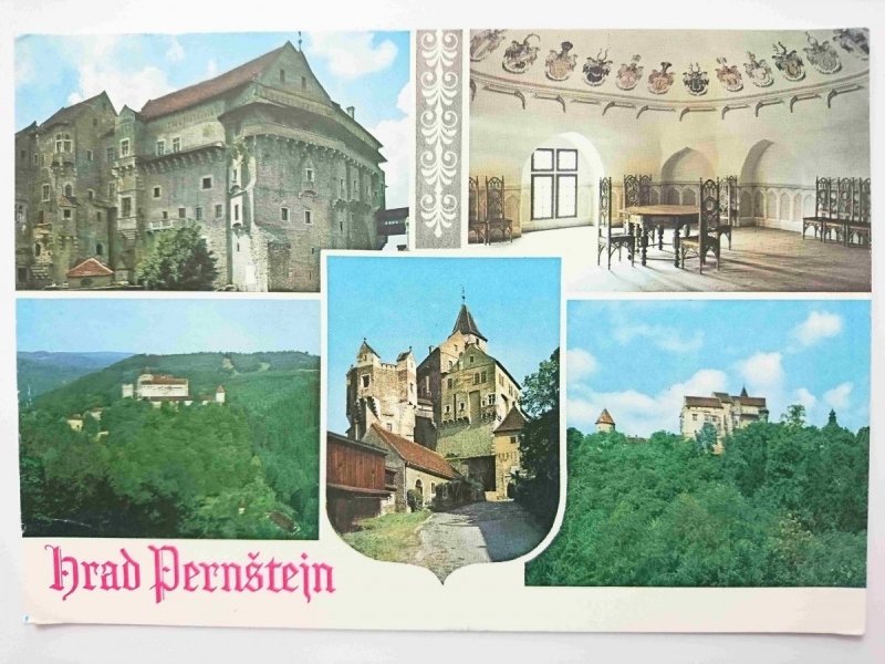 PERNŚTEJN. STREDOVEKY HRAD ZE 13. STOLETI
