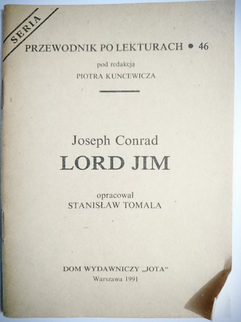 PRZEWODNIK PO LEKTURACH NR 46 LORD JIM - Conrad