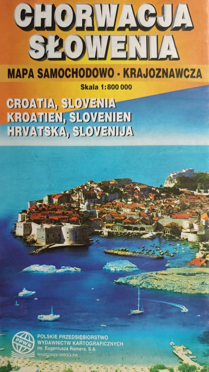 CHORWACJA SŁOWENIA 1:800 000