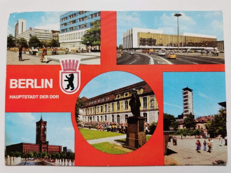 BERLIN. HAUPTSTADT DER DDR. PIĘĆ UJĘĆ