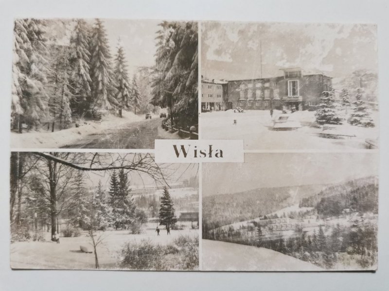 WISŁA. SZOSA NA KUBALONKĘ. DOM ZDROJOWY, PARK, DOMY WYPOCZYNKOWE