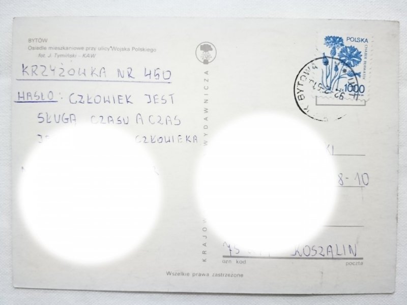 BYTÓW. OSIEDLE MIESZKANIOWE PRZY ULICY WOJSKA POLSKIEGO FOT. TYMIŃSKI