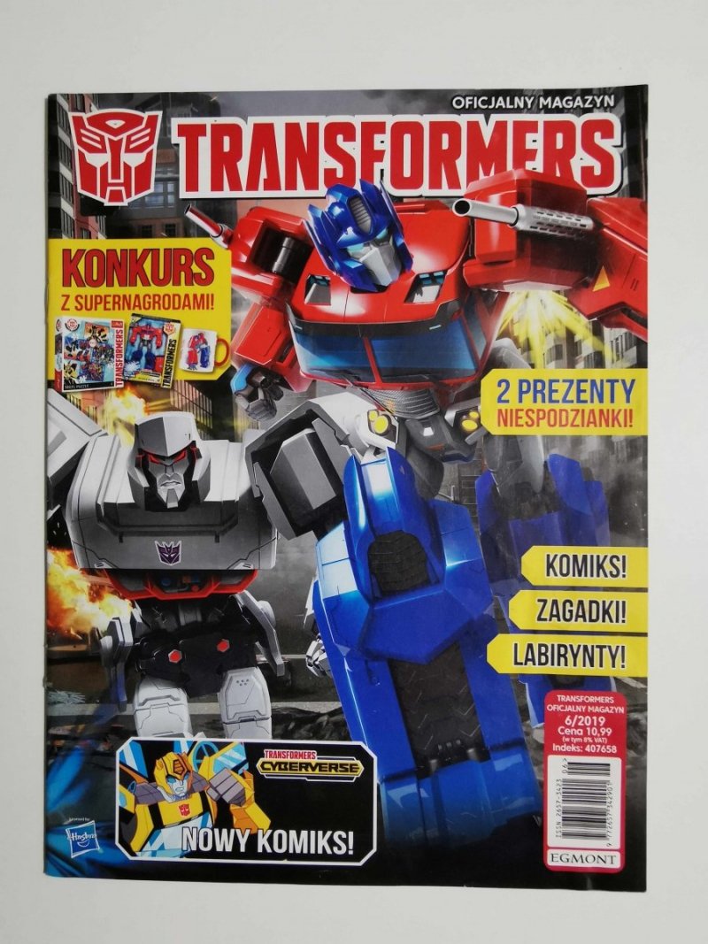 TRANSFORMERS OFICJALNY MAGAZYN NR 6/2019