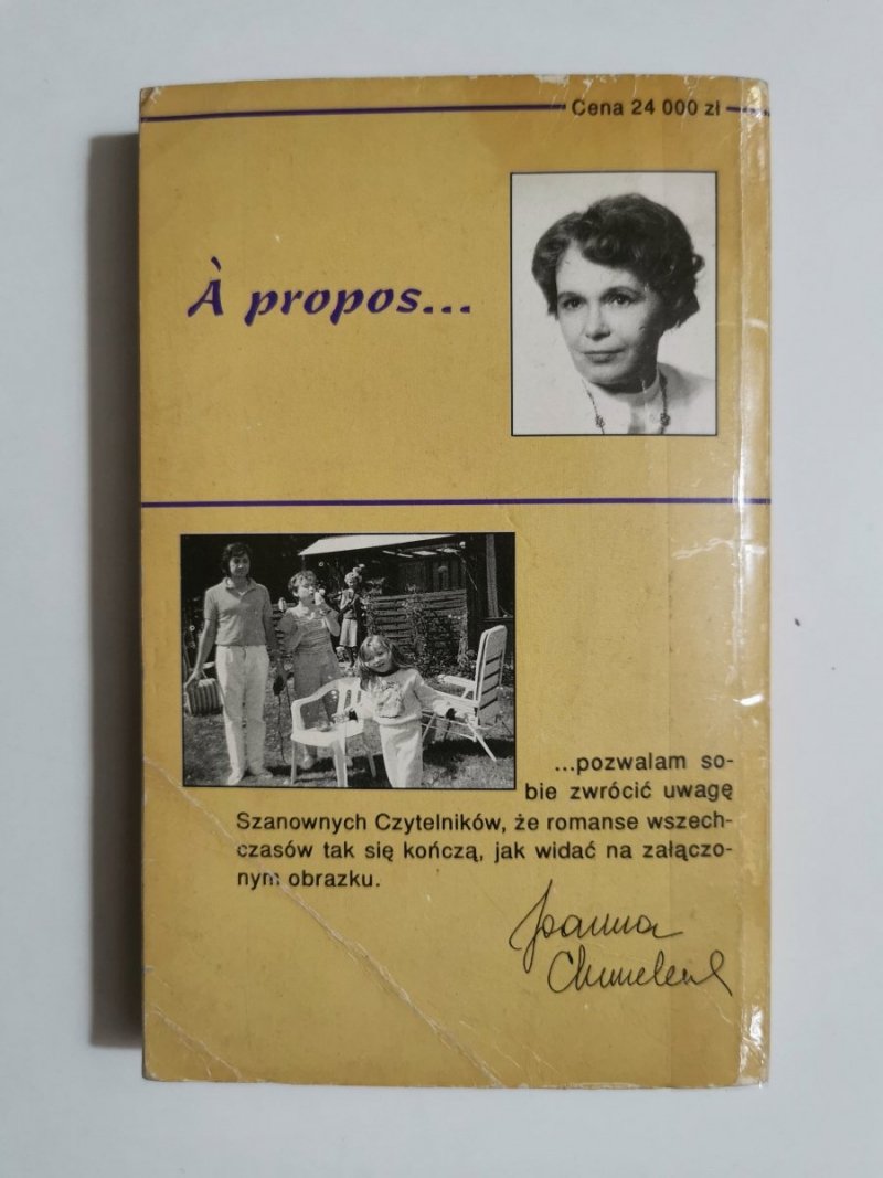 ROMANS WSZECHCZASÓW - Joanna Chmielewska 1992