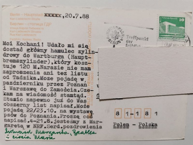 BERLIN. HAUPTSTADT. KARL-LIEBKNECHT-STRASSE