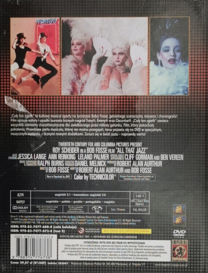 DVD. CAŁY TEN ZGIEŁK - Roy Scheider