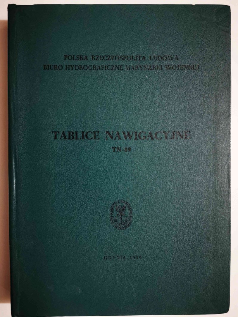 TABLICE NAWIGACYJNE TN-89