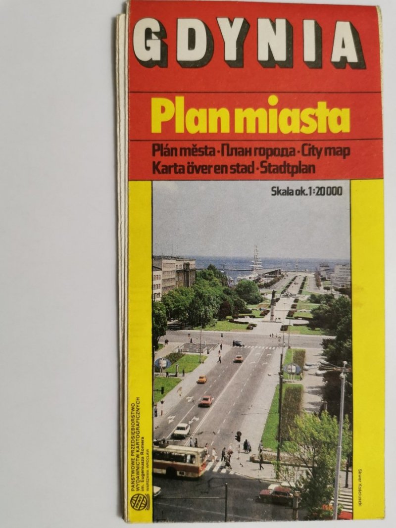 GDYNIA. PLAN MIASTA 1: 20 000 1991