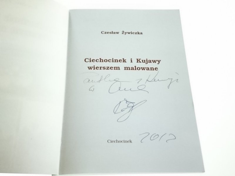 CIECHOCINEK I KUJAWY WIERSZEM MALOWANE - Żywiczka