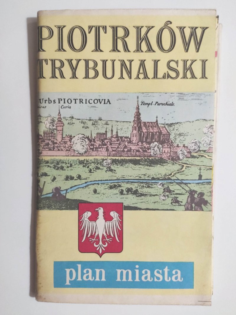 PLAN MIASTA PIOTRKÓW TRYBUNALSKI 1986