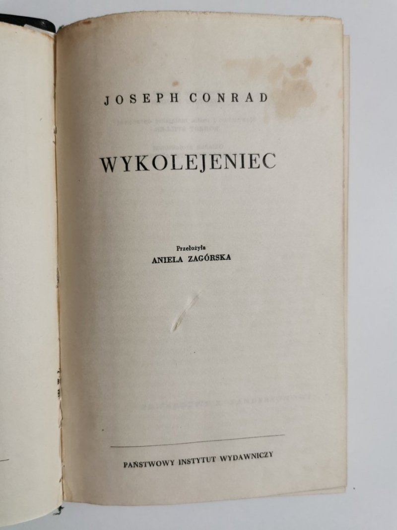 WYKOLEJENIEC - Joseph Conrad 