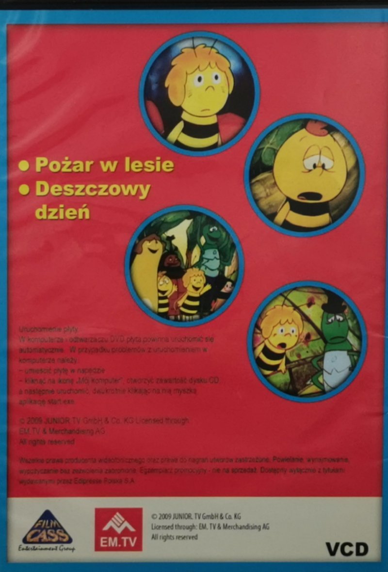VCD. WIECZORYNKA. PSZCZÓŁKA MAJA