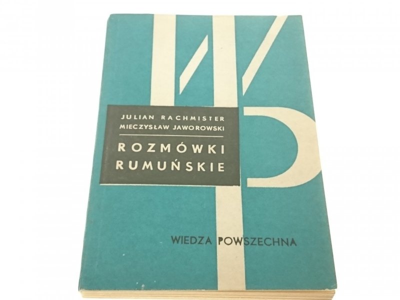 ROZMÓWKI RUMUŃSKIE - Julian Rachmister 1975