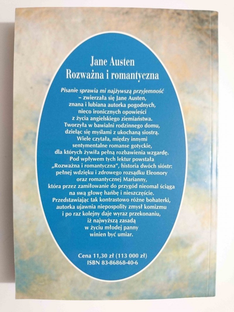 ROZWAŻNA I ROMANTYCZNA - Jane Austen 1996