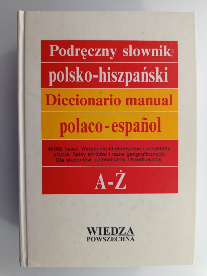 PODRĘCZNY SŁOWNIK POLSKO – HISZPAŃSKI - Oskar Perlin