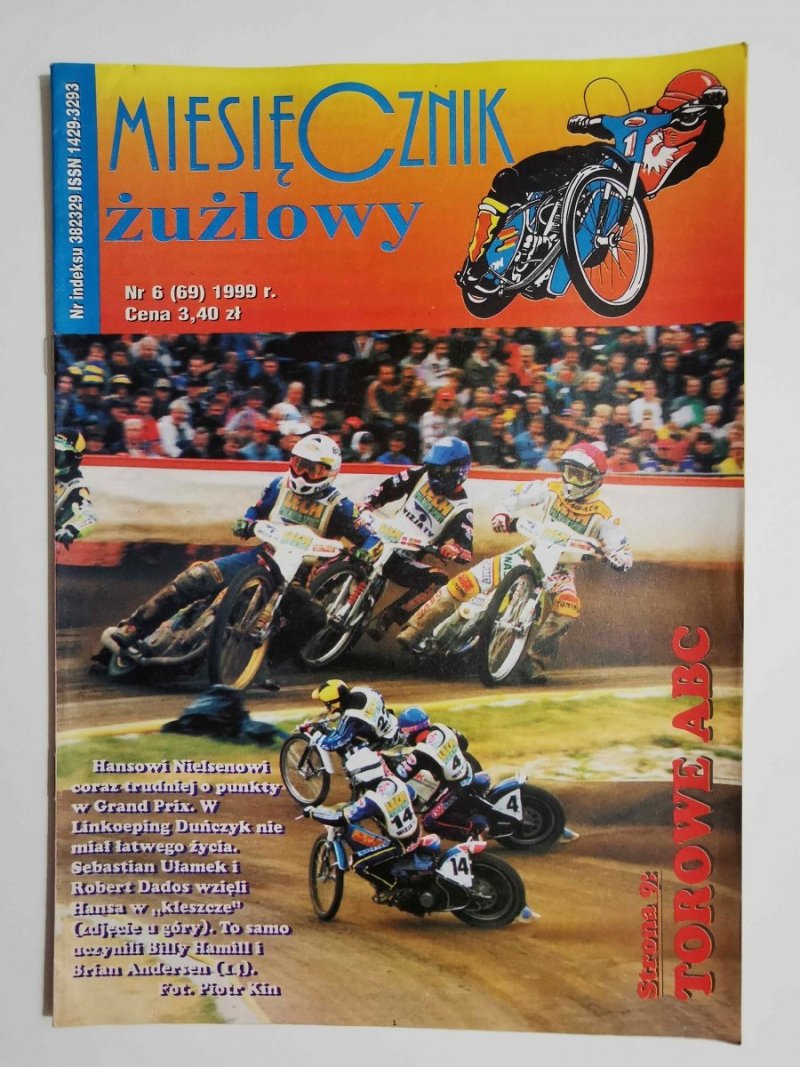 MIESIĘCZNIK ŻUŻLOWY NR 6 1999