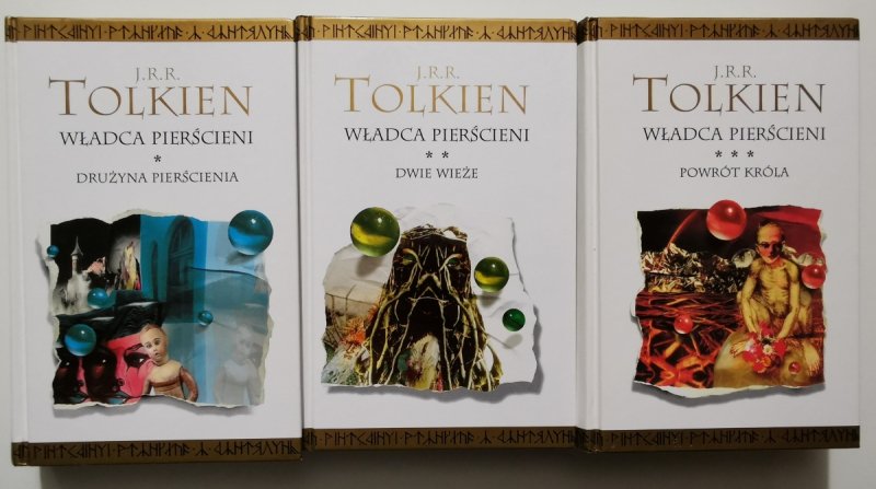 WŁADCA PIERŚCIENI TOMY 1-3 - J. R. R. Tolkien