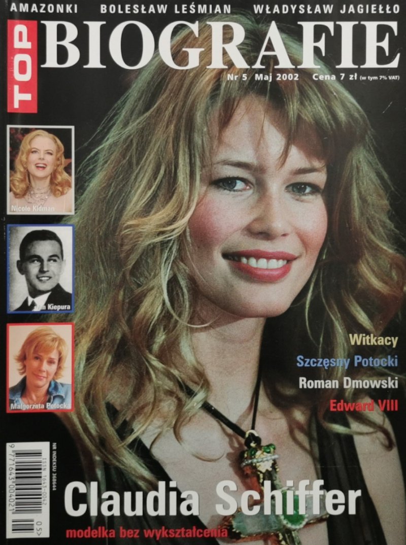 TOM BIOGRAFIE NR. 5/2002. CLAUDIA SCHIFFER