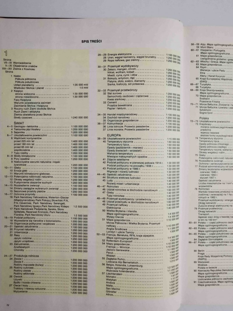GEOGRAFICZNY ATLAS ŚWIATA CZĘŚĆ 1 1987