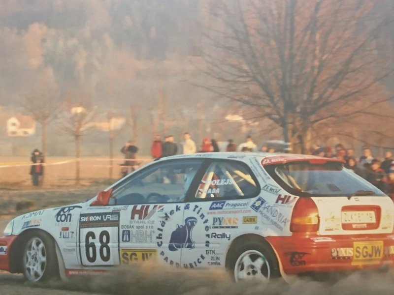 RAJD WRC 2005 ZDJĘCIE NUMER #075 HONDA CIVIC