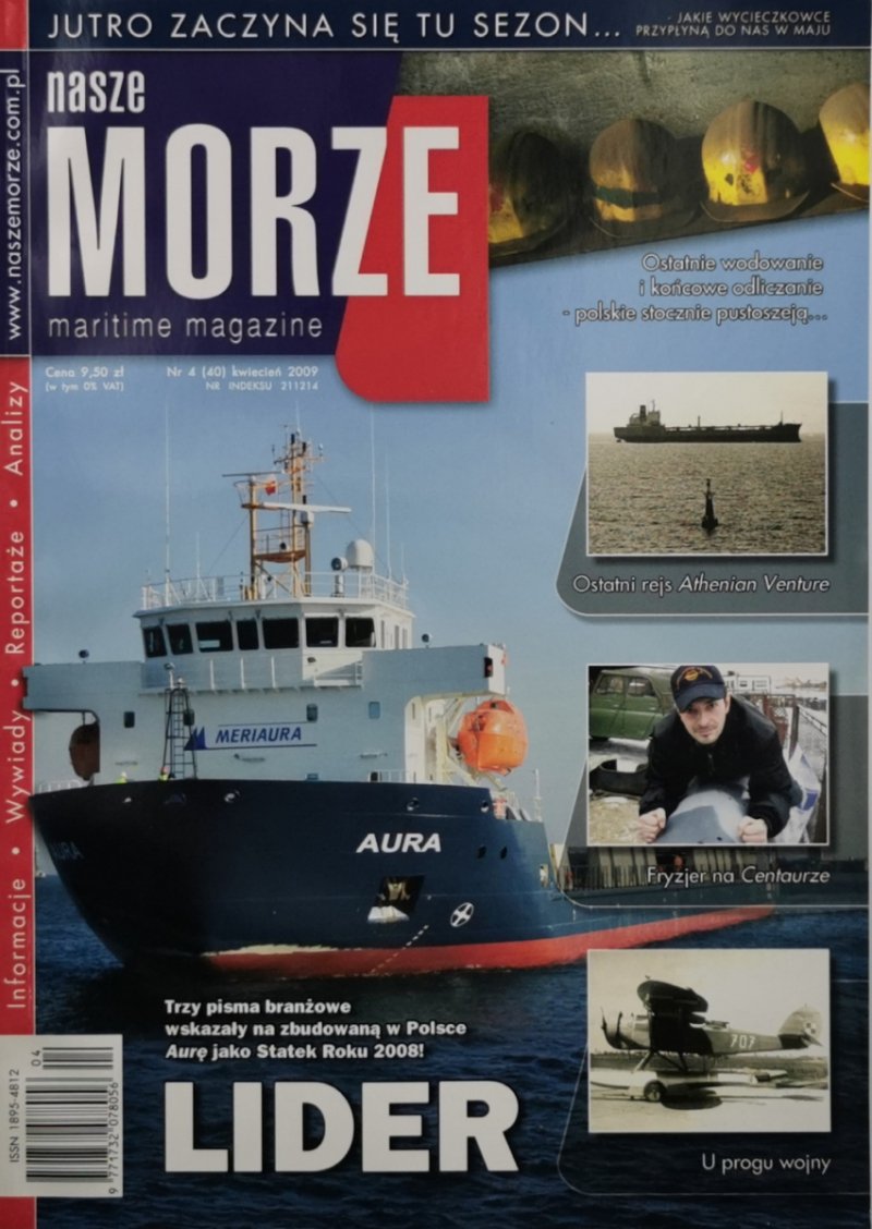 NASZE MORZE NR 4 (40) KWIECIEŃ 2009